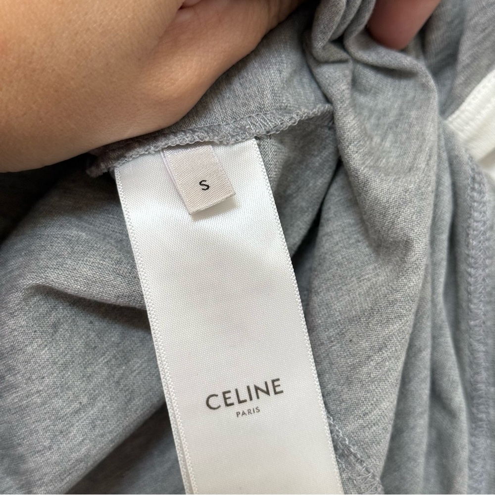 Celine Paris Gray Tee Shirt Size Small - Picture 5 of 5